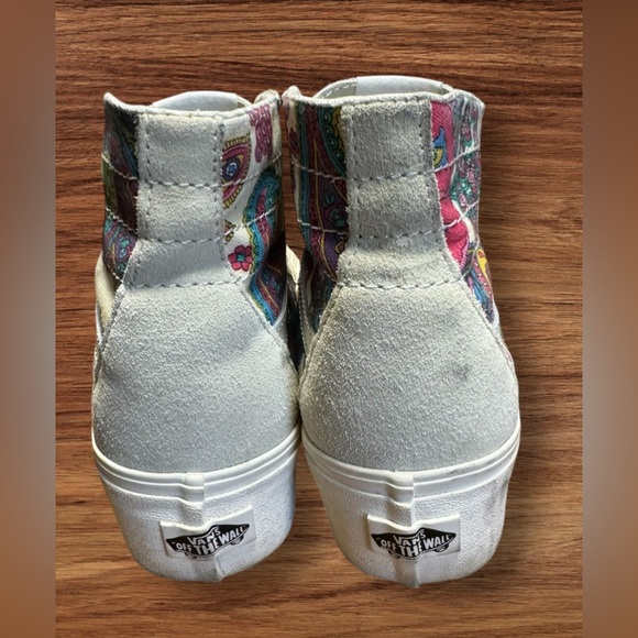 Vans SK8-Hi Tapered Stackform paisley sneakers in multi Women’s 9 men’s 7.5 - Picture 6 of 13